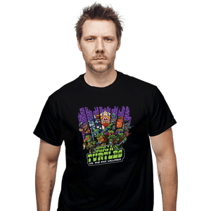 Daily_Deal_Shirts T-Shirts, Unisex / Small / Black TMNT Vs The NYC Villains