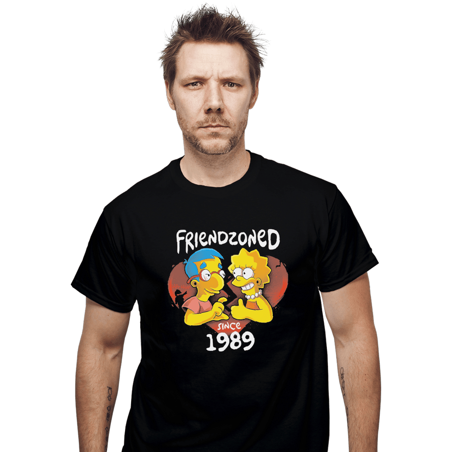 Shirts T-Shirts, Unisex / Small / Black Friendzoned