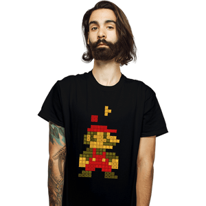 Daily_Deal_Shirts T-Shirts, Unisex / Small / Black Retro Puzzle