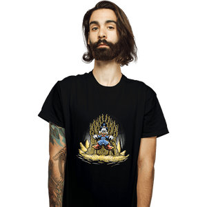 Shirts T-Shirts, Unisex / Small / Black Gold Throne