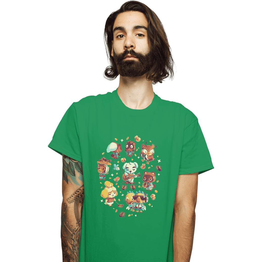 Shirts T-Shirts, Unisex / Small / Irish Green Tarantula Island