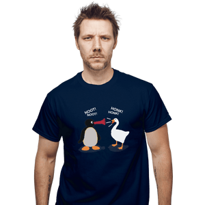 Shirts T-Shirts, Unisex / Small / Navy Hoot Honk