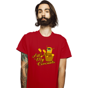 Daily_Deal_Shirts T-Shirts, Unisex / Small / Red All My Circuits