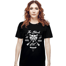 Load image into Gallery viewer, Shirts T-Shirts, Unisex / Small / Black The Black Cat Canoe

