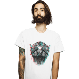 Shirts T-Shirts, Unisex / Small / White Pyramid Red