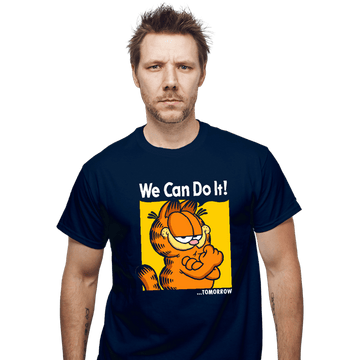 Secret_Shirts T-Shirts, Unisex / Small / Navy We Can Do It Tomorrow