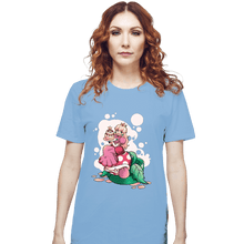 Load image into Gallery viewer, Shirts T-Shirts, Unisex / Small / Powder Blue Princess Peach
