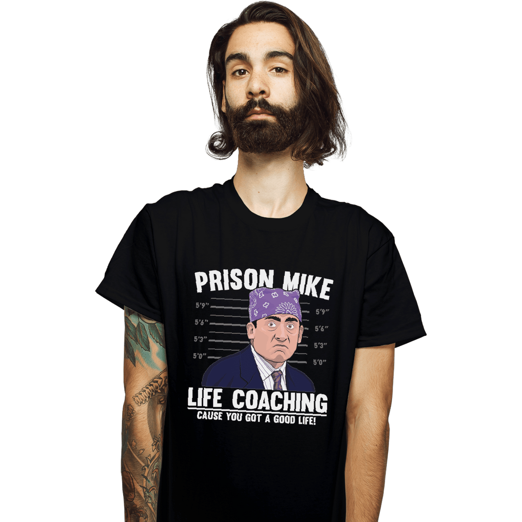 Shirts T-Shirts, Unisex / Small / Black Prison Mike