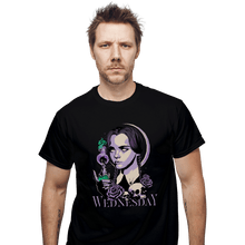 Load image into Gallery viewer, Shirts T-Shirts, Unisex / Small / Black Wednesday Addams
