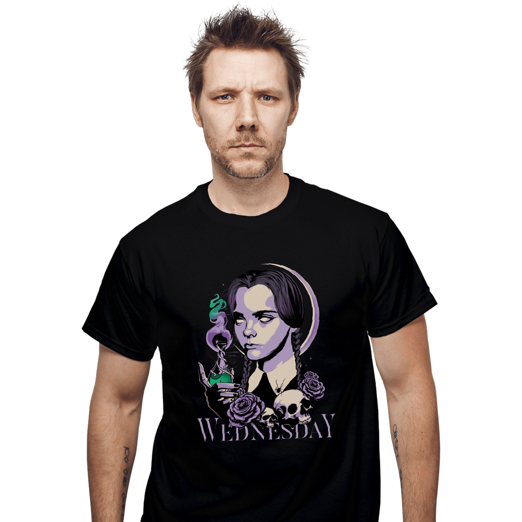 Shirts T-Shirts, Unisex / Small / Black Wednesday Addams