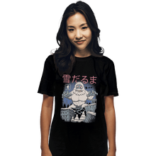Load image into Gallery viewer, Shirts T-Shirts, Unisex / Small / Black Kaiju Snowman
