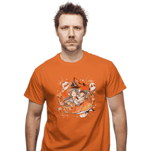 Load image into Gallery viewer, Shirts T-Shirts, Unisex / Small / Orange Trick Or Treat Witch
