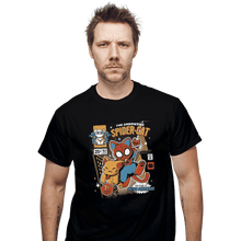 Load image into Gallery viewer, Shirts T-Shirts, Unisex / Small / Black Spider-Cat
