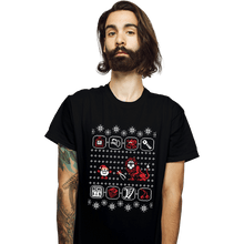 Load image into Gallery viewer, Shirts T-Shirts, Unisex / Small / Black Santa Of The Yolk Folk
