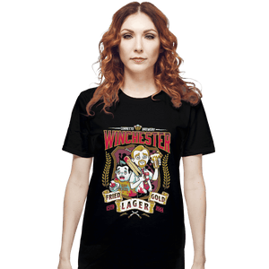 Shirts T-Shirts, Unisex / Small / Black Winchester Fried Gold Lager