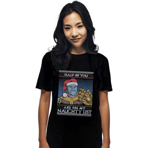 Shirts T-Shirts, Unisex / Small / Black Half Of You