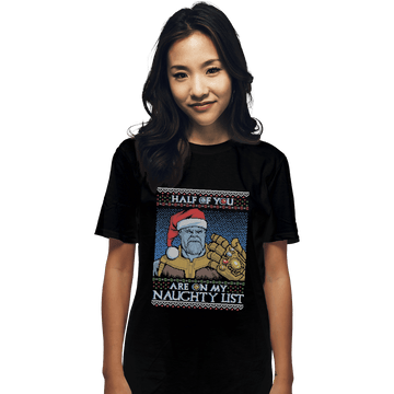 Shirts T-Shirts, Unisex / Small / Black Half Of You