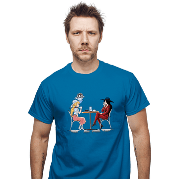 Shirts T-Shirts, Unisex / Small / Sapphire Peach And Pauline