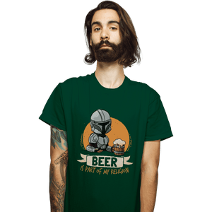 Shirts T-Shirts, Unisex / Small / Forest Beer Is Part Of My Religion