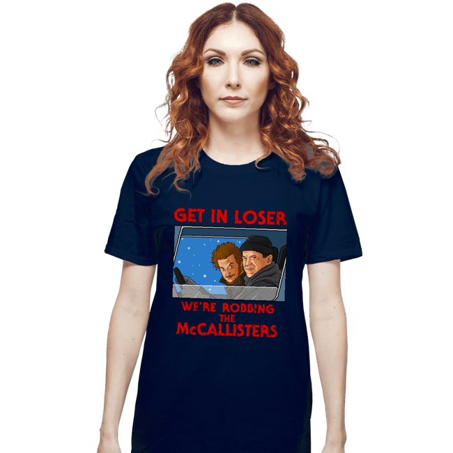 Secret_Shirts T-Shirts, Unisex / Small / Navy Robbing The McCallisters
