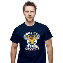 Load image into Gallery viewer, Shirts T-Shirts, Unisex / Small / Navy Willie&#39;s Training Grounds
