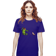 Load image into Gallery viewer, Secret_Shirts T-Shirts, Unisex / Small / Violet Empty Frog
