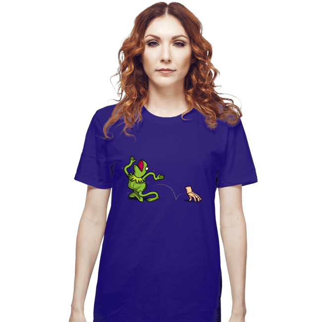 Secret_Shirts T-Shirts, Unisex / Small / Violet Empty Frog