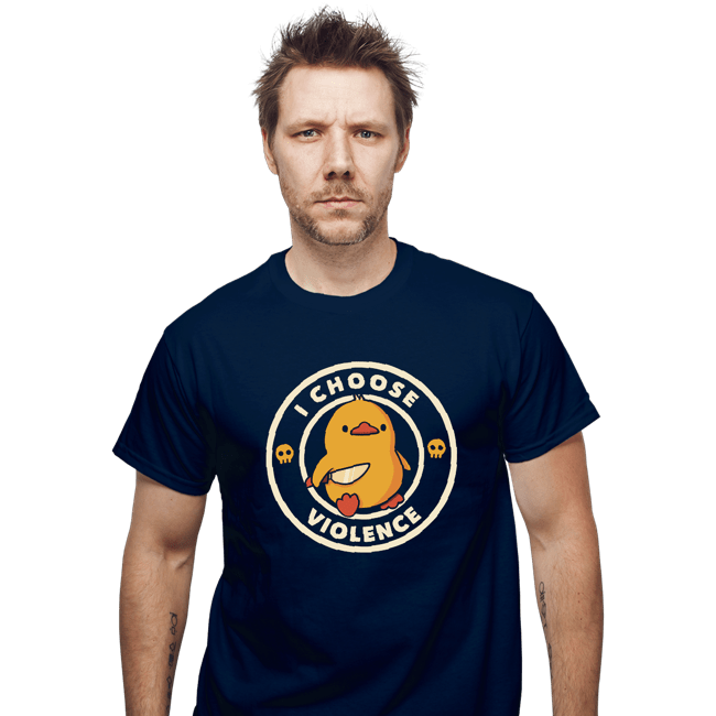 Daily_Deal_Shirts T-Shirts, Unisex / Small / Navy I Choose Violence