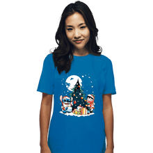 Load image into Gallery viewer, Daily_Deal_Shirts T-Shirts, Unisex / Small / Sapphire Christmas Ohana
