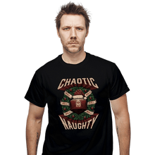 Load image into Gallery viewer, Shirts T-Shirts, Unisex / Small / Black Chaotic Naughty Christmas

