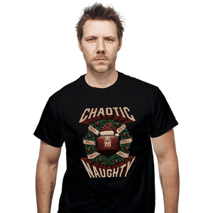 Shirts T-Shirts, Unisex / Small / Black Chaotic Naughty Christmas