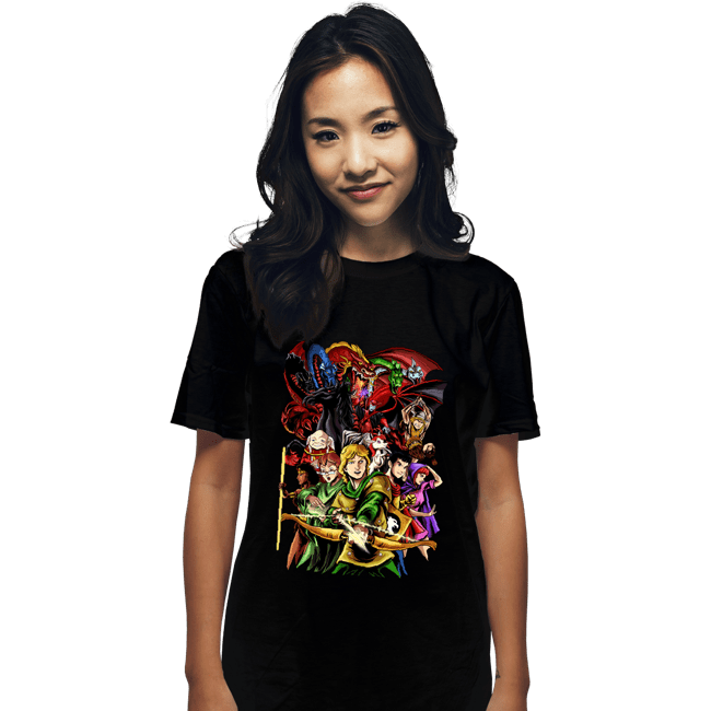 Shirts T-Shirts, Unisex / Small / Black Cave Of Dragons