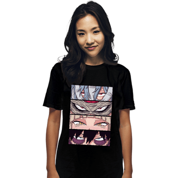Daily_Deal_Shirts T-Shirts, Unisex / Small / Black MHA Villains Eyes