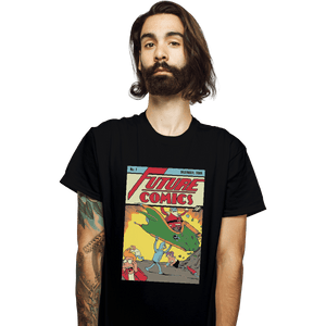 Shirts T-Shirts, Unisex / Small / Black Future Comics