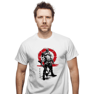 Daily_Deal_Shirts T-Shirts, Unisex / Small / White Killer Of Gods Sumi-e