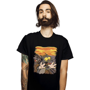 Shirts T-Shirts, Unisex / Small / Black Scratchy's Scream
