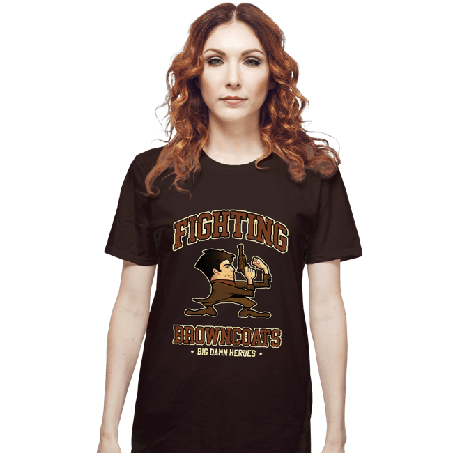 Daily_Deal_Shirts T-Shirts, Unisex / Small / Dark Chocolate Fighting Browncoats