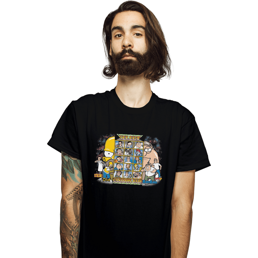 Secret_Shirts T-Shirts, Unisex / Small / Black Clash Of Toon Dads Secret Sale