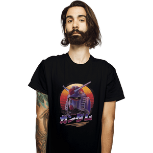 Shirts T-Shirts, Unisex / Small / Black Retro 80s RX 78 2 Gundam