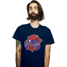Load image into Gallery viewer, Daily_Deal_Shirts T-Shirts, Unisex / Small / Navy Spider-Hog Adventure
