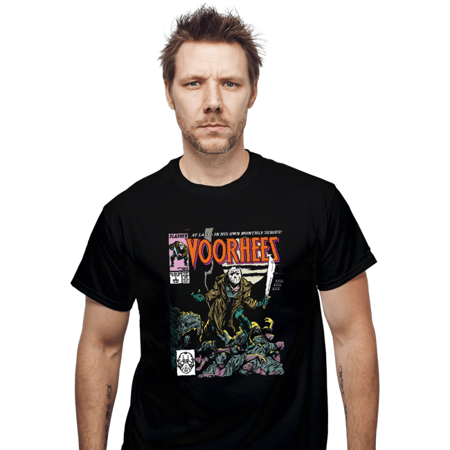 Secret_Shirts T-Shirts, Unisex / Small / Black Voorhees Comics
