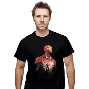 Shirts T-Shirts, Unisex / Small / Black I R O N M A N