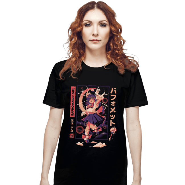 Secret_Shirts T-Shirts, Unisex / Small / Black baphomagic girl
