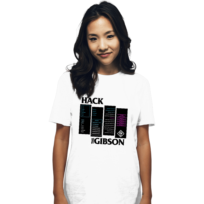 Secret_Shirts T-Shirts, Unisex / Small / White Hackers The Gibson