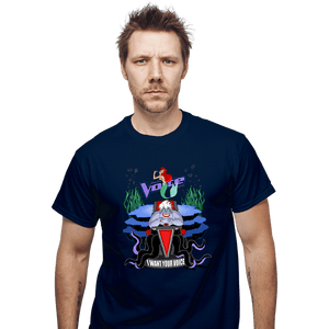 Secret_Shirts T-Shirts, Unisex / Small / Navy I Want Your Voice