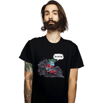 Daily_Deal_Shirts T-Shirts, Unisex / Small / Black This Is Not Fine
