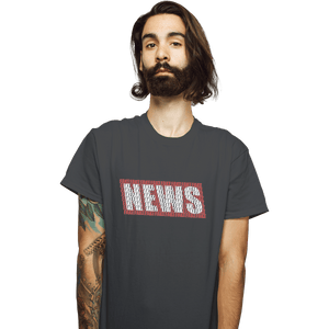 Shirts T-Shirts, Unisex / Small / Charcoal NEWS