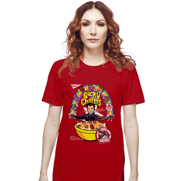 Shirts T-Shirts, Unisex / Small / Red Bucky Charms