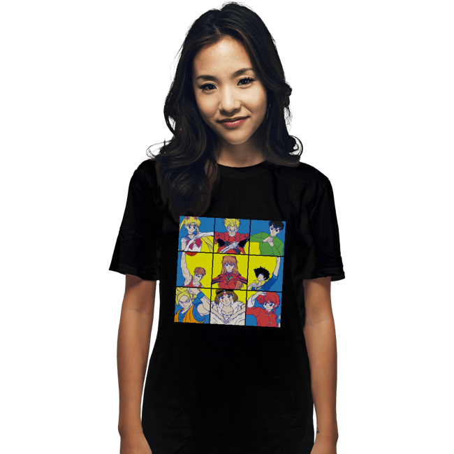 Daily_Deal_Shirts T-Shirts, Unisex / Small / Black The Anime Heart Of A 90s Kid