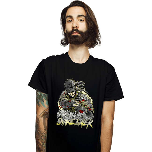 Daily_Deal_Shirts T-Shirts, Unisex / Small / Black The Snake Eater